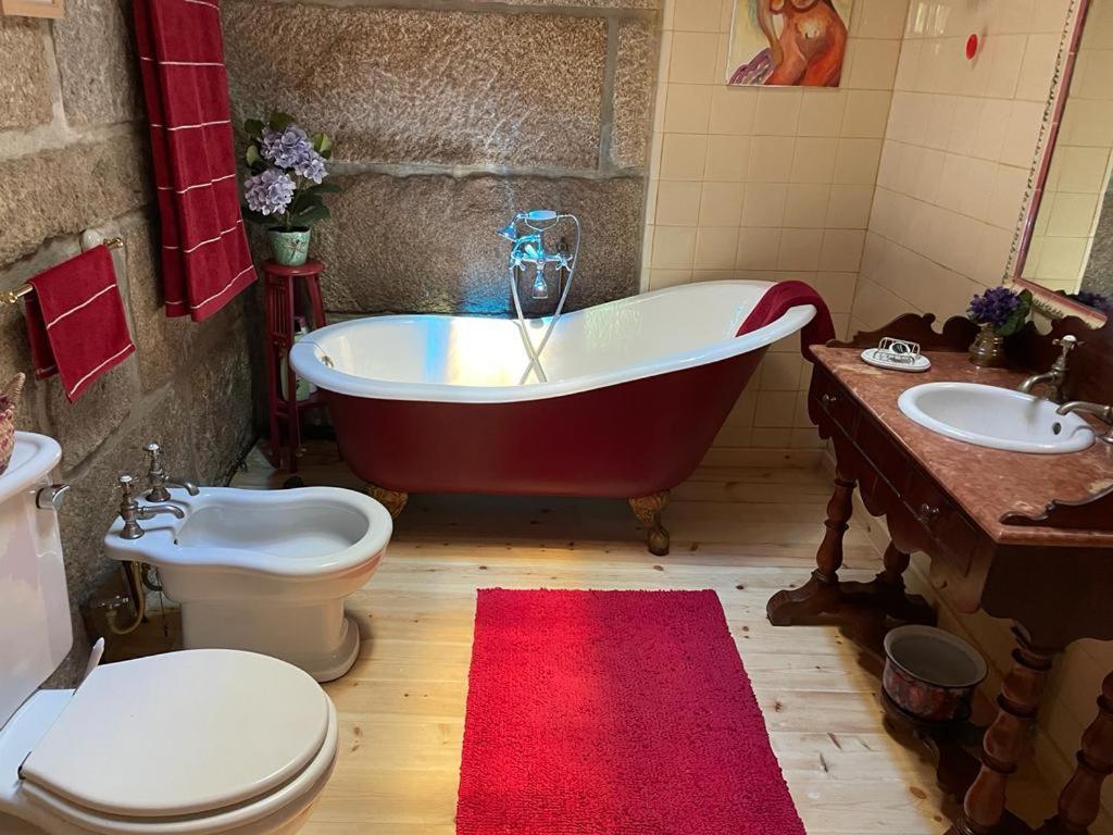 Casa Da Pedra - Turismo Rural Bragado Rom bilde